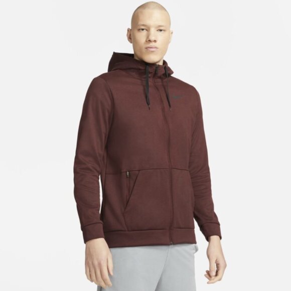 [Nike] Men's Therma Full-Zip Training Hoodie - Picture 1 of 4